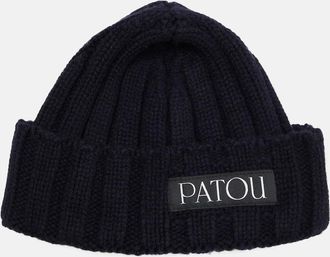 Patou Ribbed-knit wool and cashmere beanie