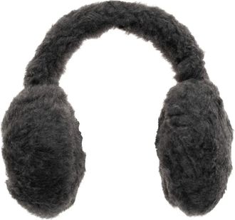 Max Mara Accessoires, Dames, Grijs, ONE Size, Wol, Muffy 2 Wol Oorwarmers