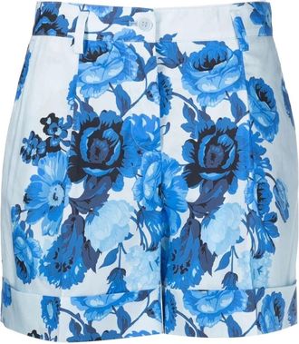 P.A.R.O.S.H. Elegante Shorts - Dames - Bermuda - Blauw - M - Katoen - Korte Broeken