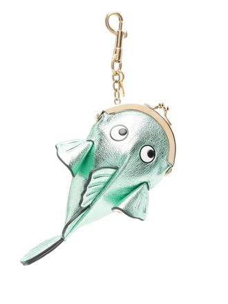 Anya Hindmarch Wink earphones pouch - women - Calf Leather