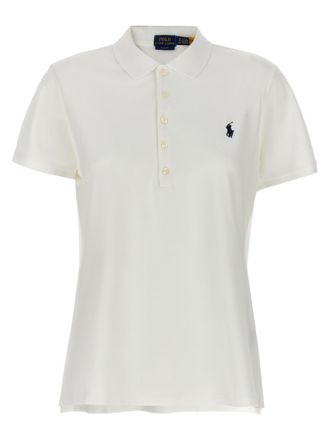 Polo Ralph Lauren White Logo Shirt Collar Polo