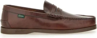 Paraboot Coraux Brown Leather Moccasin Loafers