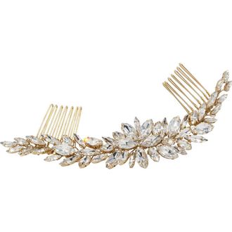 Brides & Hairpins Seona Crystal Halo in Gold at Nordstrom