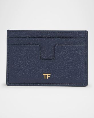 Tom Ford TF Card Holder in Grained Leather