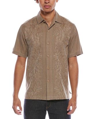 Tommy Bahama Maui Border Silk Camp Shirt