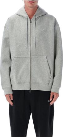 Nike Sportswear Club Fleece Full-Zip Hoodie - Heren - Sportshirts - Grijs - XL - Katoen - Fitness