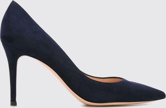 Gianvito Rossi D&eacute;collet&eacute; Gianvito in pelle scamosciata con tacco a spillo