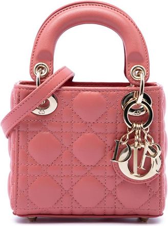 Dior Pre-owned Dior Micro Lambskin Cannage Lady Dior Ladies DFNALE0WNPOHQ5PV