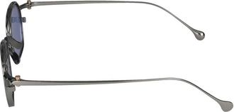 Yohji Yamamoto Unisex Slook011 Metal Square Frame Sunglasses Gunmetal