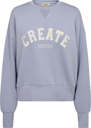 Mos Mosh Sweatshirts - Dames - Sweatshirts - Blauw - M - Hoodies & sweatvesten