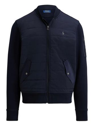 Polo Ralph Lauren quilted zip bomber jacket - Blue