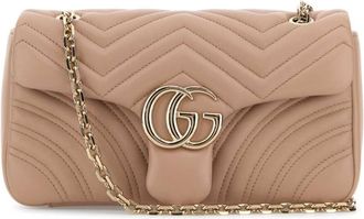Gucci Pink GG Marmont Medium Shoulder Bag