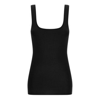 Entire studios Square Neckline Top - female - ENTIRE STUDIOS - Sleeveless Tops - Black - M - Tops