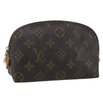 Louis Vuitton Pre-owned Clutches, female, Brown, Size: ONE SIZE Pre-owned Canvas Clutch
