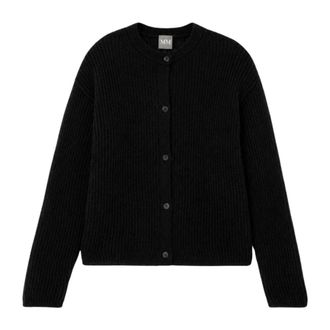 Max Mara Truien & Vesten, Dames, Zwart, M, Wol, Meandro Cardigan