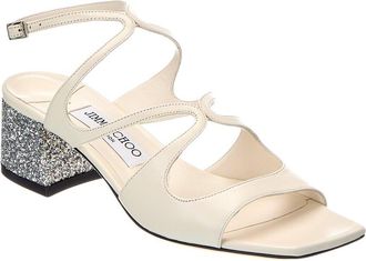 Jimmy Choo London Azilia 45 Leather Sandal