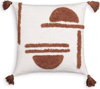 La Redoute Interieurs Kussenhoes in getuft katoen, 40x40 cm, Goboa