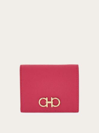 Ferragamo Women Gancini compact wallet Pink