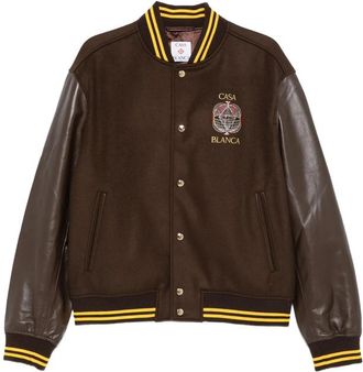 Casablanca Logo-embroidered Panelled Jacket