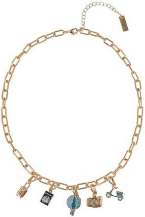 Hallmark Heart Charm Necklace in Gold - Travel at Nordstrom, Size 18