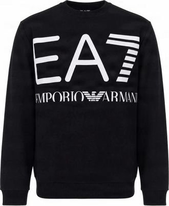 Emporio Armani Felpa Logo Series - - Sweatshirts & Hoodies - Uomo - Nero - S
