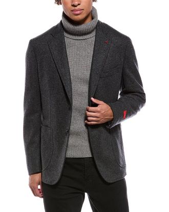 Isaia Capri Wool & Cashmere-Blend Sport Jacket