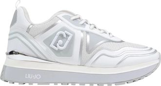 Liu Jo Maxi Wonder Tech 01 Sneakers - Dames - Sneakers - Wit - 39 EU - Leer - Schoenen