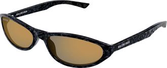 Balenciaga BB0007S 010 Mens Sunglasses Size 59