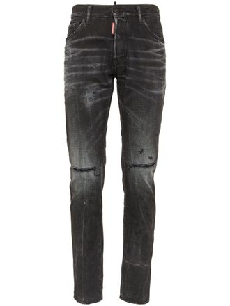 Dsquared2 Jeans skinny con effetto vissuto - Nero