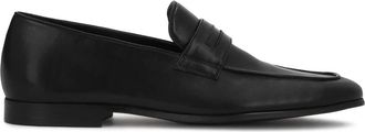 Kazar Minimalistische Leren Loafers - Heren - Loafers - Zwart - 43 EU - Leer - Schoenen