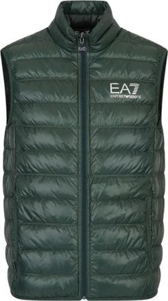 Emporio Armani Vest - Heren - Bodywarmers - Groen - S - Jassen