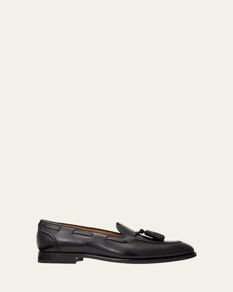 Ralph Lauren Purple Label Luther Tassel Calfskin Loafer