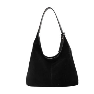 Generic Compatible For Large Capacity Tote Bag Womens Commuter Single Shoulder(Black)