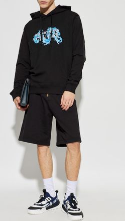 Versace Jeans Couture Hoodie, Mens, Black