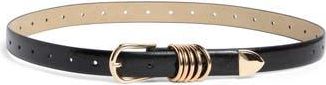 Vince Camuto Faux Leather Belt in Black Gold at Nordstrom Rack, Size Large/x-Large