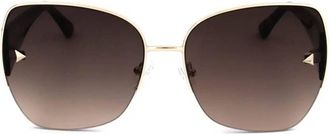 Guess Brown Gradient Butterfly Ladies Sunglasses GF6136 32F 61