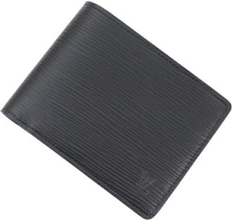 Louis Vuitton Black Epi Leather Wallet (Bi-Fold) (Pre-Owned)
