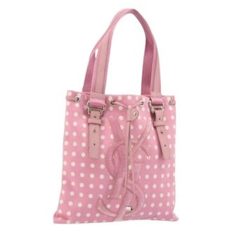 Saint Laurent Pre-owned Bucket Bags, female, Pink, Size: ONE SIZE Pre-owned Vintage Tote Bag