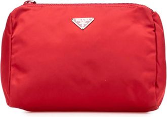 Prada Pouch in tessuto 2000-2013 - Rosso