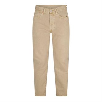 Levi's Mens Levis 501 original Lean Machine in Funky Thangs - Beige - Size 31W/32L