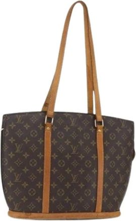 Louis Vuitton Pre-owned Tote Bags, female, Brown, Size: ONE SIZE Pre-owned Canvas Tote Bag
