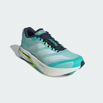 adidas adidas Performance Mens Adizero Boston 13 Shoes - Turquoise Textile - Size UK 10.5