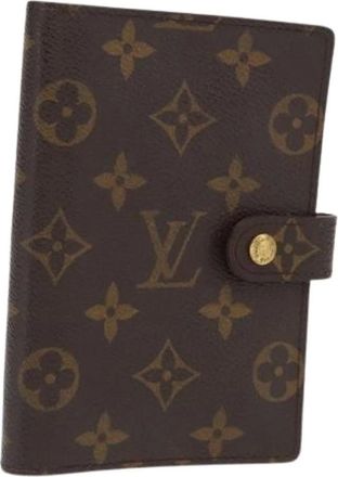 Louis Vuitton Pre-owned Wallets, female, Brown, Size: ONE SIZE Pre-owned Canvas Home-Office Wallet