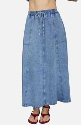 Blu Pepper Denim Maxi Skirt at Nordstrom Rack, Size Medium