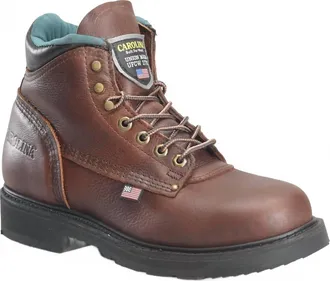 Carolina Mens Sarge 6 Soft Toe Made Usa Work Boot In Brown