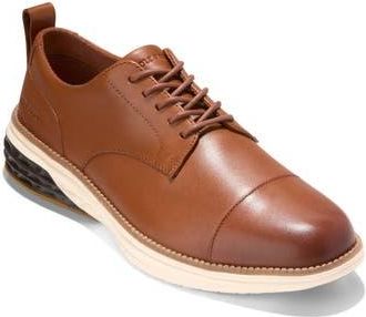 Cole Haan Grand Hurrion Cap Toe Derby in British Tan /Ivory /Java at Nordstrom Rack, Size 10.5