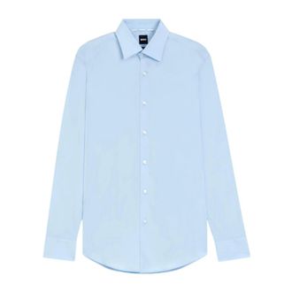 HUGO BOSS Hugo, Formal Shirts, male, Blue, Size: 3XL H Hank Kent Shirt