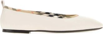 Burberry Robin Ballerinas - female - Burberry - Ballerina Shoes - White - 6 UK - Shoes