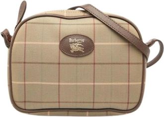 Burberry Borsa a tracolla Pre-owned in tela - - Pre-owned - Donna - Marrone - ONE SIZE