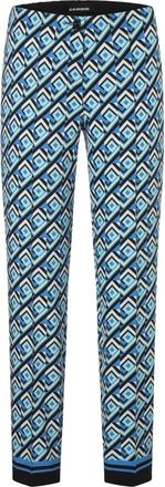Cambio Slim-fit broek - Dames - Slim Fit Broeken - Blauw - L - Broeken